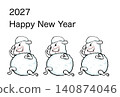 新年賀卡 140874046