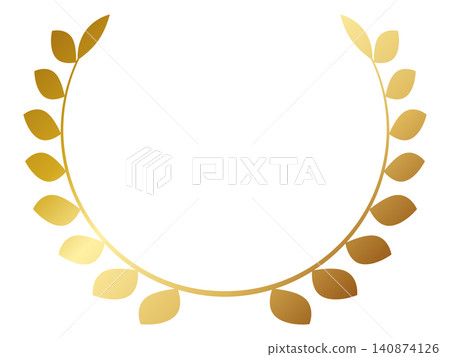 豪華月桂花環框架金 豪華月桂花環框架金 140874126