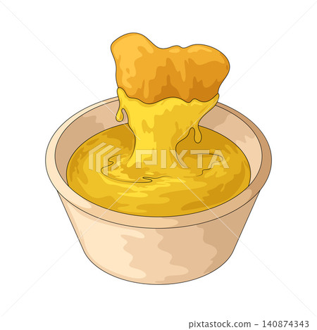 Illustration of Cheese Dip Illustration of Cheese Dip 140874343