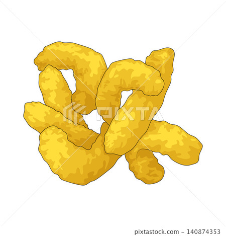 Illustration of Cheese Puff 140874353