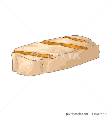 Illustration of Halloumi Illustration of Halloumi 140874360