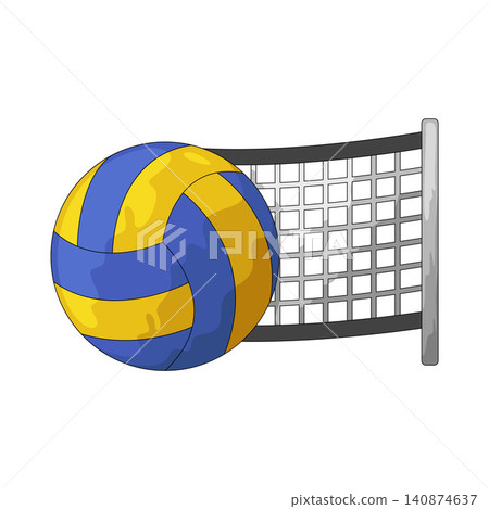 Illustration of Volleyball Illustration of Volleyball 140874637