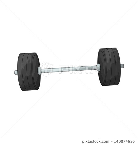Illustration of Barbell Illustration of Barbell 140874656