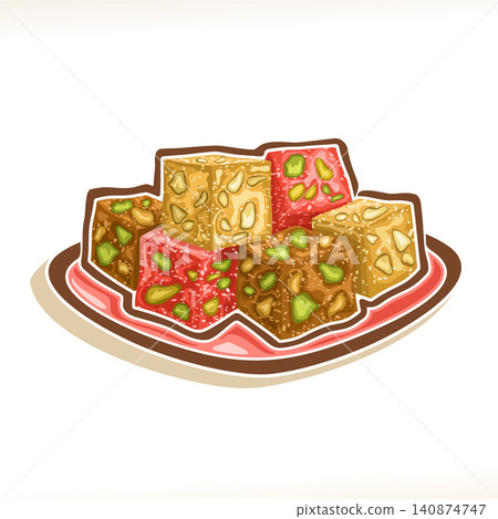 Vector illustration of Lokum Vector illustration of Lokum 140874747