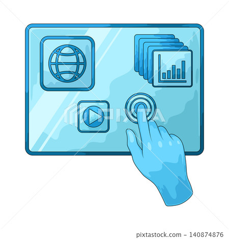 Illustration of Augmented Reality Illustration of Augmented Reality 140874876