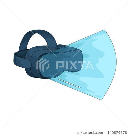 Illustration of AR Headset Illustration of AR Headset 140874878