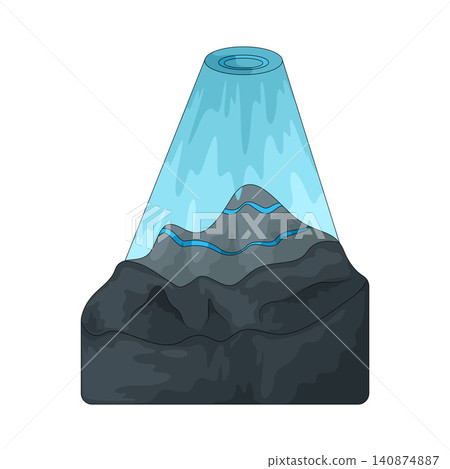 Illustration of Surface Scan Illustration of Surface Scan 140874887