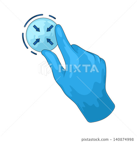 Illustration of Pinch Gesture Illustration of Pinch Gesture 140874998