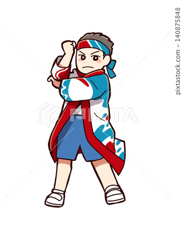 小學生在跳索蘭武士舞時擺姿勢。 小學生在跳索蘭武士舞時擺姿勢。 140875848