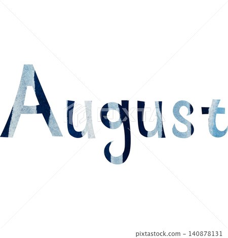 Beautiful watercolor pattern August icon image illustration Beautiful watercolor pattern August icon image illustration 140878131