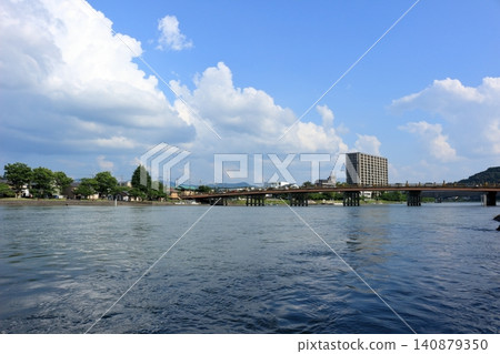 Setagawa River and Setakarabashi Bridge Setagawa River and Setakarabashi Bridge 140879350