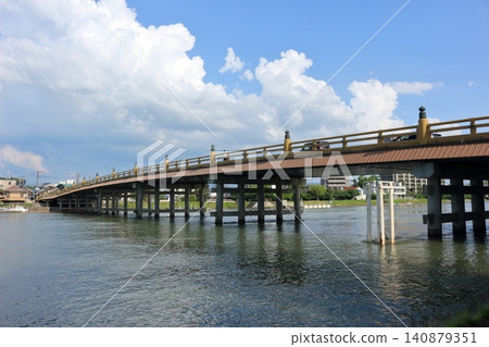 Setagawa River and Setakarabashi Bridge Setagawa River and Setakarabashi Bridge 140879351