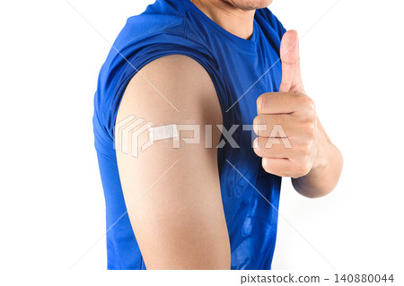 Men in good health are vaccinated and give excellent hand signals after vaccination. and he was vaccinated against the virus. Men in good health are vaccinated and give excellent hand signals after vaccination. and he was vaccinated against the virus. 140880044