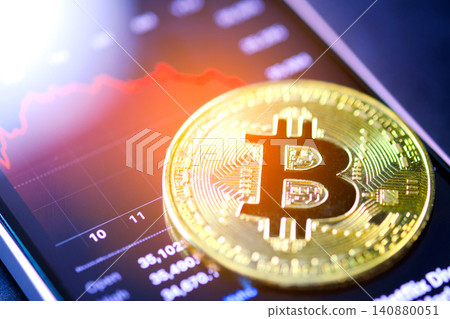 Bitcoin Stock Growth and Cryptocurrency Market Trends investing in digital assets and the chart showing the huge rise in bitcoin price. blockchain concept Bitcoin Stock Growth and Cryptocurrency Market Trends investing in digital assets and the chart showing the huge rise in bitcoin price. blockchain concept 140880051