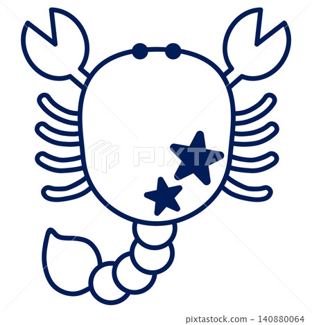 可愛的天蠍座(僅線條) 可愛的天蠍座(僅線條) 140880064