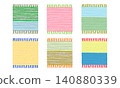 Colorful coaster illustrations 140880339