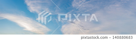 Panoramic sky on a sunny day. Panoramic sky on a sunny day. 140880683