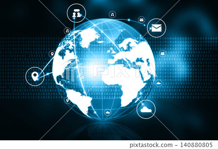 Global communication network Global communication network 140880805