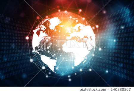 Global communication network Global communication network 140880807