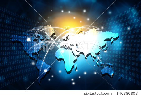 Global communication network Global communication network 140880808