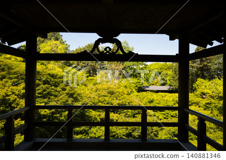 Tofuku-ji Temple: Vibrant green maple leaves viewed from Tsutendai (15 photos) Tofuku-ji Temple: Vibrant green maple leaves viewed from Tsutendai (15 photos) 140881346