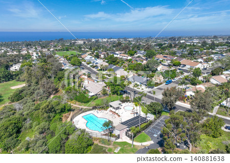 Aerial view Cardiff, is a beach community in the incorporated city of Encinitas in San Diego County, California Aerial view Cardiff, is a beach community in the incorporated city of Encinitas in San Diego County, California 140881638