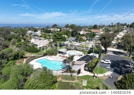 Aerial view Cardiff, is a beach community in the incorporated city of Encinitas in San Diego County, California Aerial view Cardiff, is a beach community in the incorporated city of Encinitas in San Diego County, California 140881639