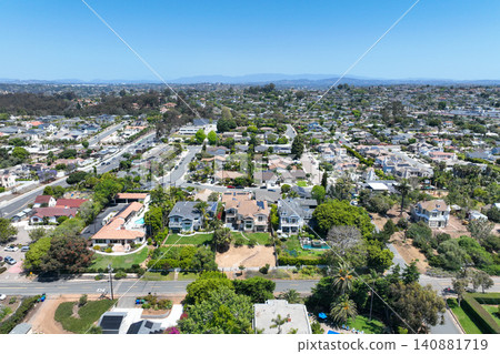 Aerial view of Carlsbad, beach city, North County San Diego, California Aerial view of Carlsbad, beach city, North County San Diego, California 140881719