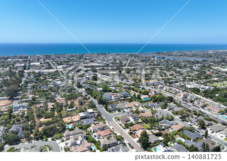 Aerial view of Carlsbad, beach city, North County San Diego, California Aerial view of Carlsbad, beach city, North County San Diego, California 140881725