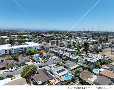 Aerial view of Mira Mesa, San Diego largest suburb Aerial view of Mira Mesa, San Diego largest suburb 140881727