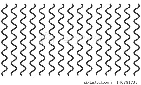 Abstract Black Wavy Vertical Line Pattern on White Background Abstract Black Wavy Vertical Line Pattern on White Background 140881733