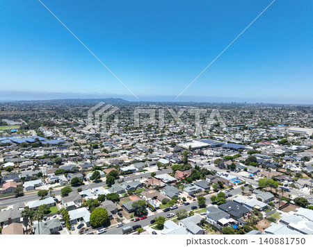 Aerial view of Mira Mesa, San Diego largest suburb Aerial view of Mira Mesa, San Diego largest suburb 140881750