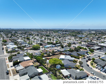 Aerial view of Mira Mesa, San Diego largest suburb Aerial view of Mira Mesa, San Diego largest suburb 140881755