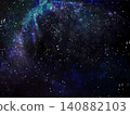 Game background: Starry sky galaxy texture-style landscape 140882103