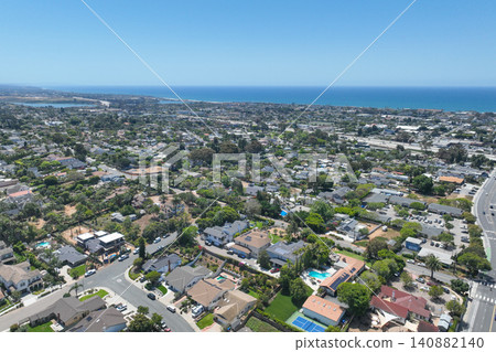 Aerial view of Carlsbad, beach city, North County San Diego, California Aerial view of Carlsbad, beach city, North County San Diego, California 140882140