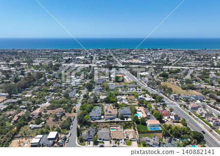 Aerial view of Carlsbad, beach city, North County San Diego, California Aerial view of Carlsbad, beach city, North County San Diego, California 140882141