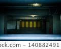 A row of yellow doors 140882491