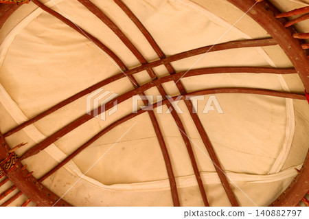 top view of the roof of a boat top view of the roof of a boat 140882797
