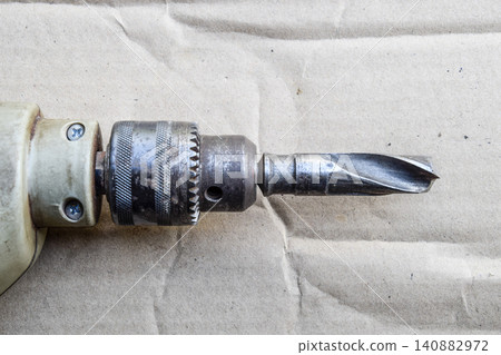 Drill for metal in an electric drill. Tool. Drill for metal in an electric drill. Tool. 140882972