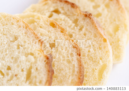 Close-up of sliced homemade baguette 12 Close-up of sliced homemade baguette 12 140883113