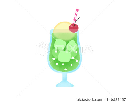 Illustration of retro cream soda Illustration of retro cream soda 140883467