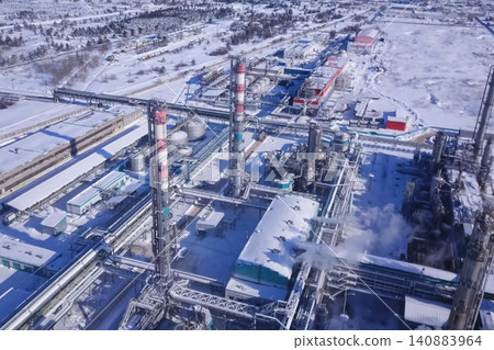 Oil refinery and petrochemical plant Oil refinery and petrochemical plant 140883964