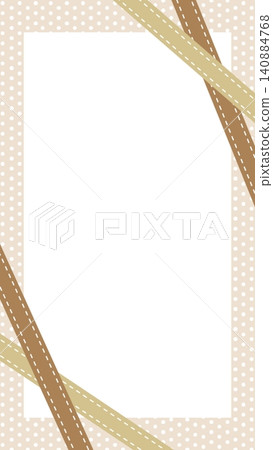 Cute and simple frame background with colorful ribbons Cute and simple frame background with colorful ribbons 140884768