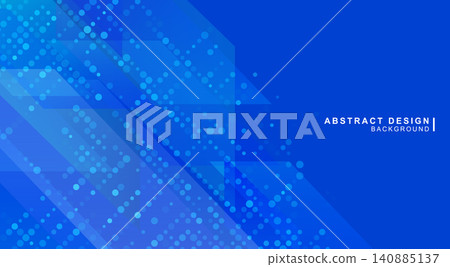 Abstract background material with blue diagonal lines and dots for technology. Abstract background material with blue diagonal lines and dots for technology. 140885137