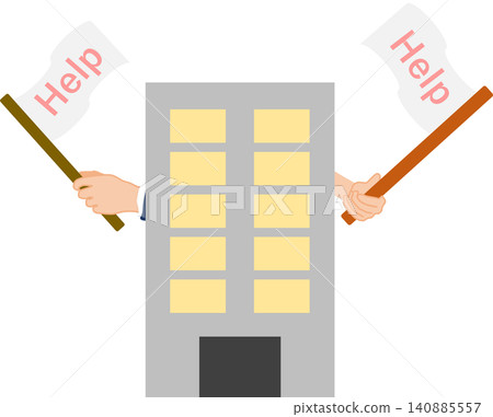 An illustration of someone struggling with work and seeking help. An illustration of someone struggling with work and seeking help. 140885557