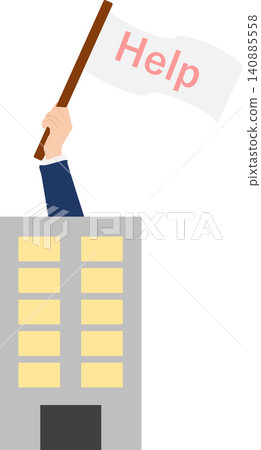 An illustration of someone struggling with work and seeking help. An illustration of someone struggling with work and seeking help. 140885558