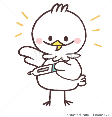一隻退燒後的白鳥的插圖。 一隻退燒後的白鳥的插圖。 140885677