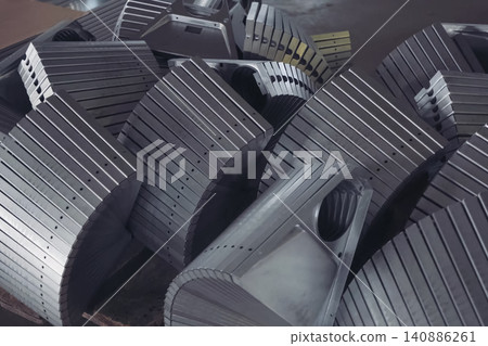 Warehouse end caps of climatic equipment Warehouse end caps of climatic equipment 140886261
