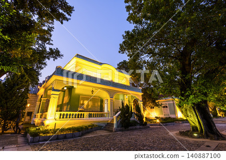 Taipa Houses Museum - Traditional Portuguese house styles are important historical buildings and cultural heritage in Macau. Taipa Houses Museum - Traditional Portuguese house styles are important historical buildings and cultural heritage in Macau. 140887100