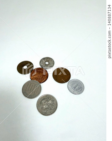 Various Japanese coins Various Japanese coins 140887134